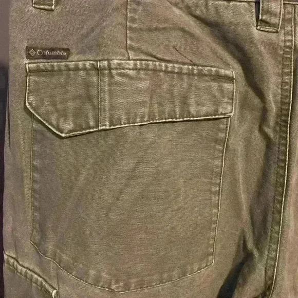 Men’s Columbia Shorts Size 34 Green - Picture 5 of 5